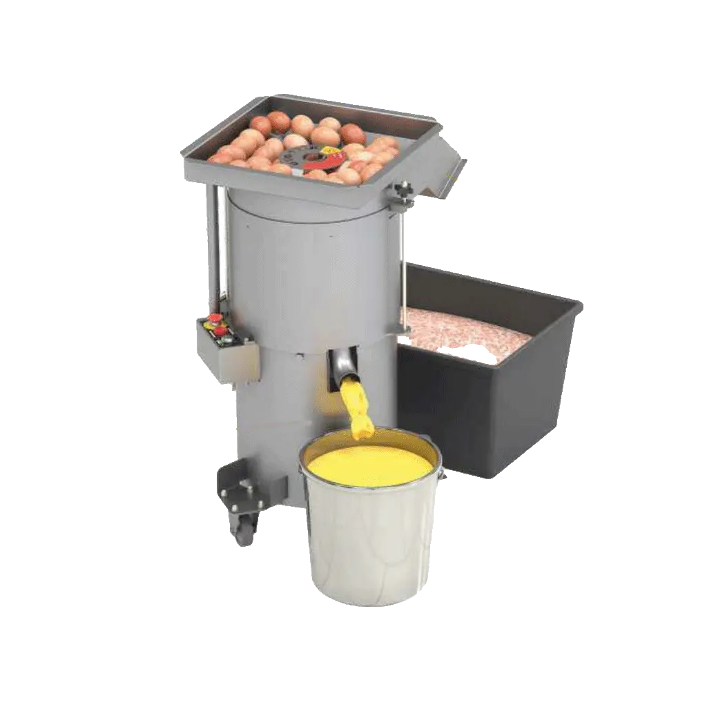 Eierbrechzentrifuge Halbautomat Eggsomatic 5000